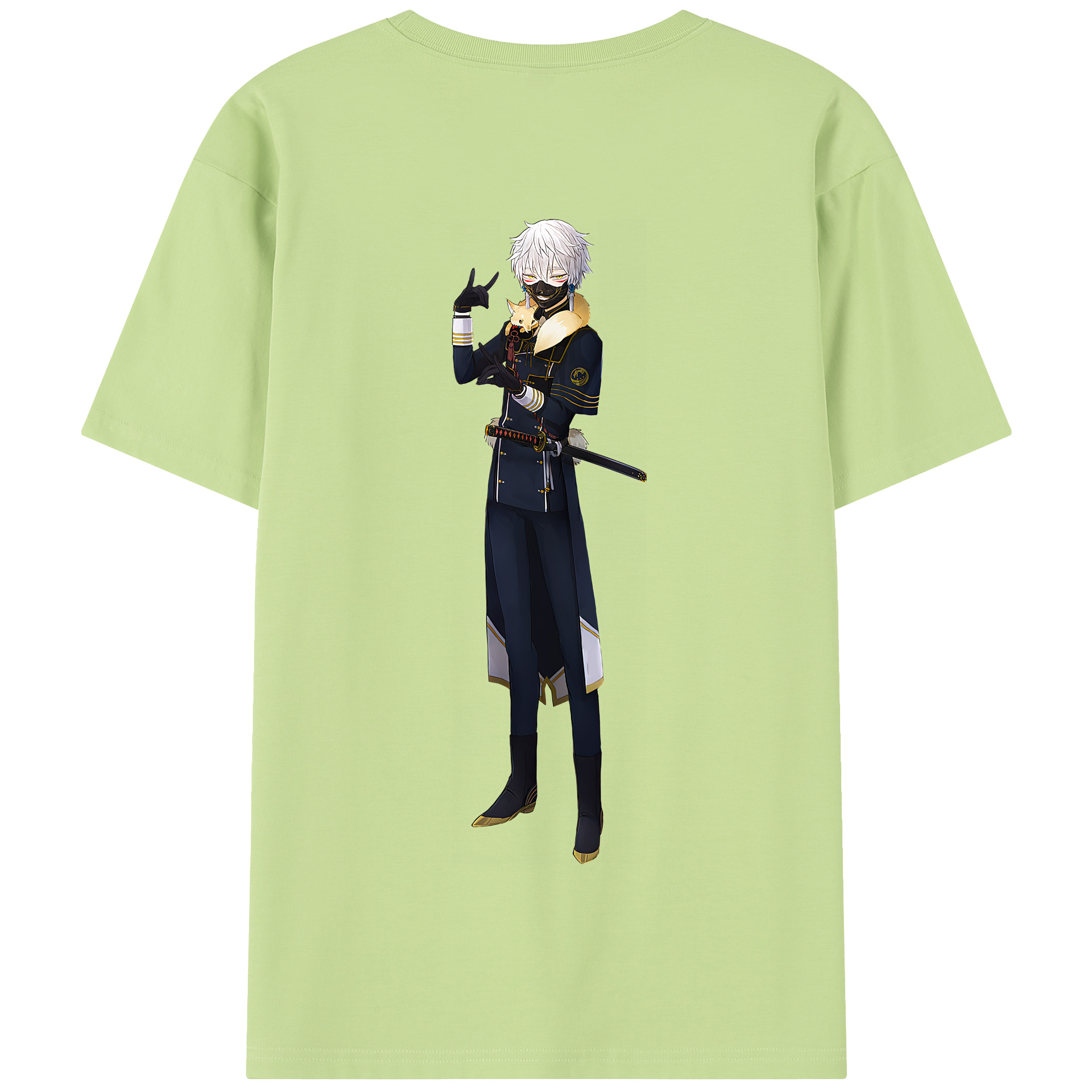 （画像用） 刀剣乱舞 Touken Ranbu 綿100％半袖Tシャツ（背面プリント）